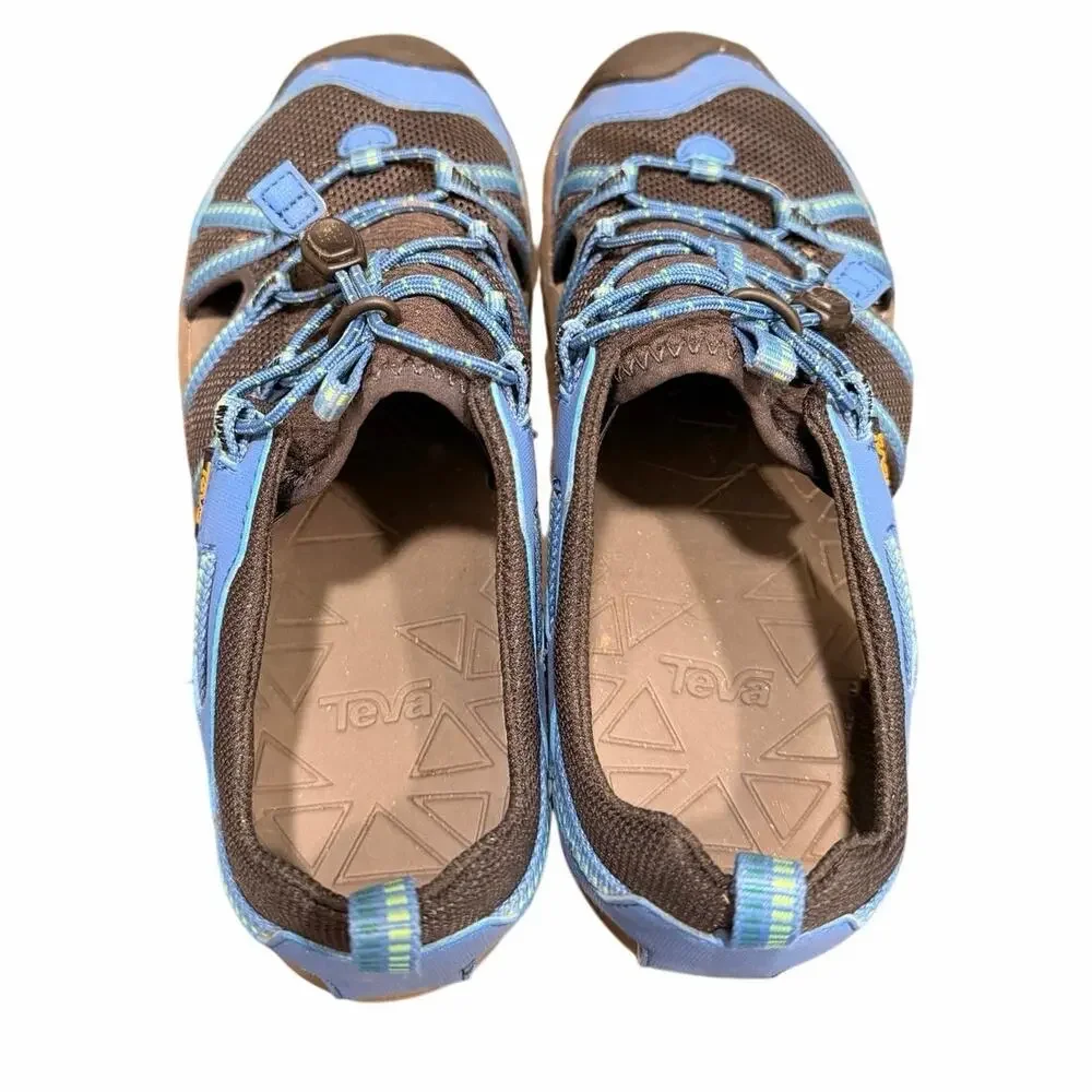 Teva Kids Manatee Trail Sandals Youth Size 7 Blue Athletic Aqua Shoes